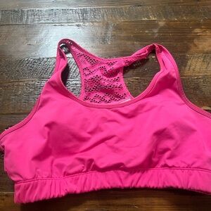 Zyia pink bomber sports bra. Size. XL
